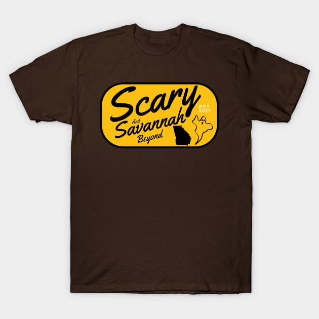 Scary Savannah and Beyond Alternate Shield Logo T-Shirt by Scary Savannah and Beyond